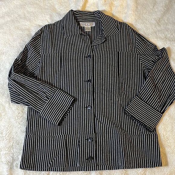 Irene‎ Allison Striped Shirt - Picture 1 of 5